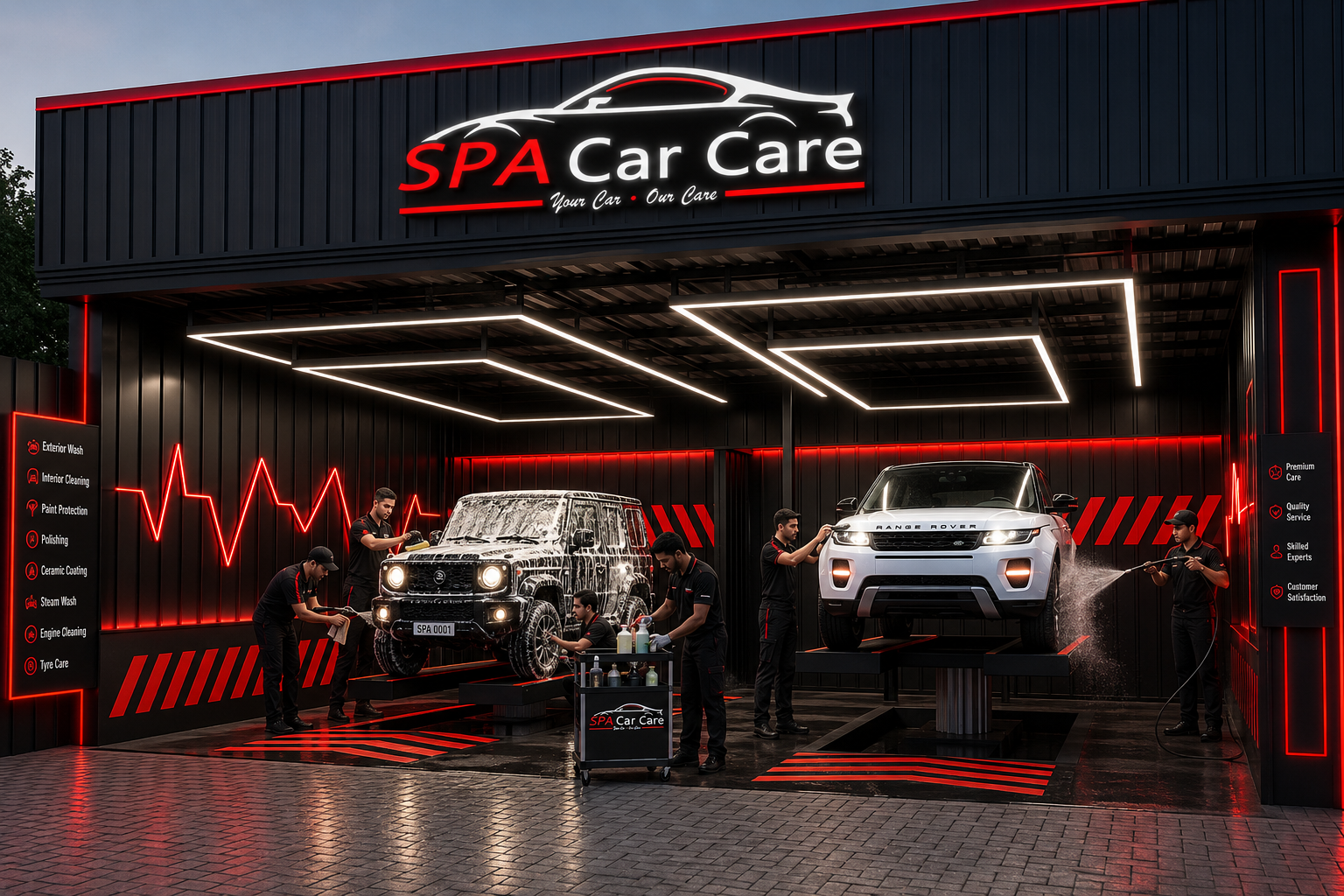 Luxury Automotive Ceramic Coated Supercar